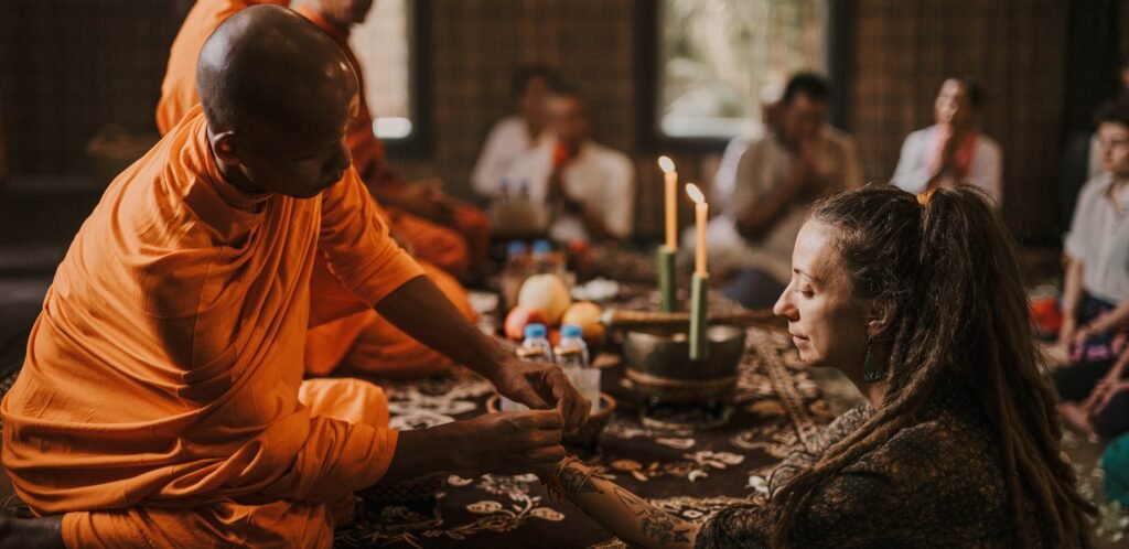 monk blessing – sacred transmission